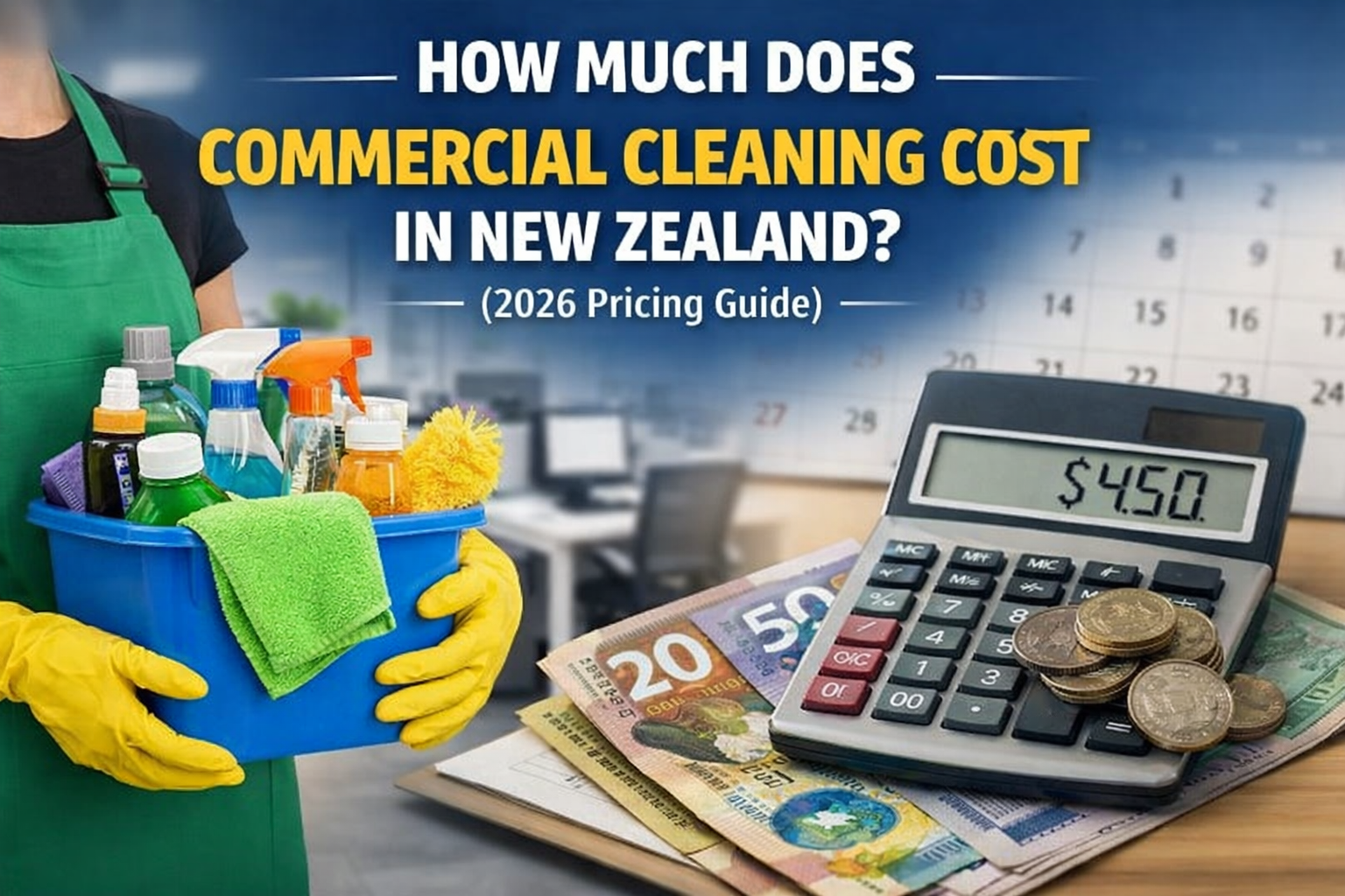 How Much Does Commercial Cleaning Cost in New Zealand? (2026 Pricing Guide)