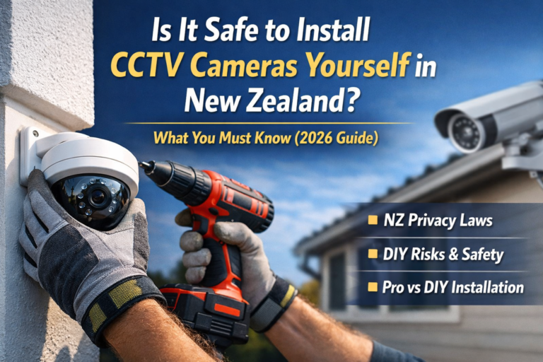 Is It Safe to Install CCTV Cameras Yourself in New Zealand? What You Must Know (2026 Guide)