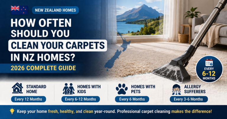 How Often Should You Clean Your Carpets in NZ Homes? (2026 Complete Guide)