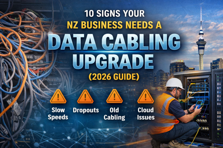 10 Signs Your NZ Business Needs a Data Cabling Upgrade