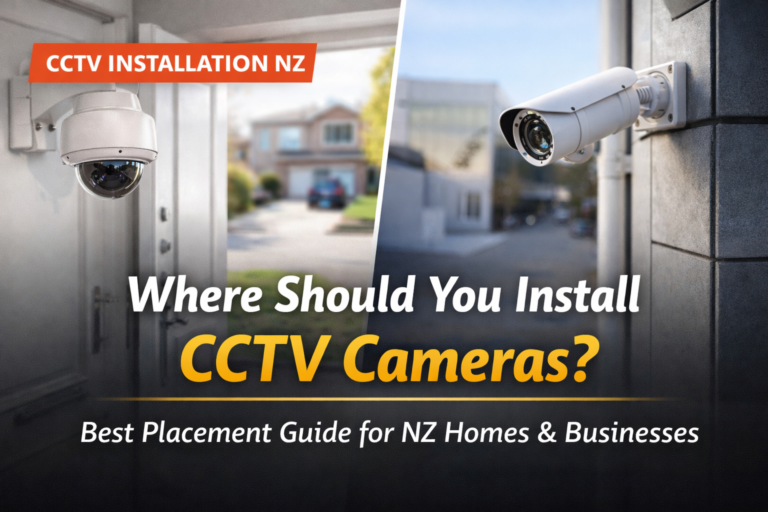 Where Should You Install CCTV Cameras? Best Placement Guide for NZ Homes & Businesses (2026)