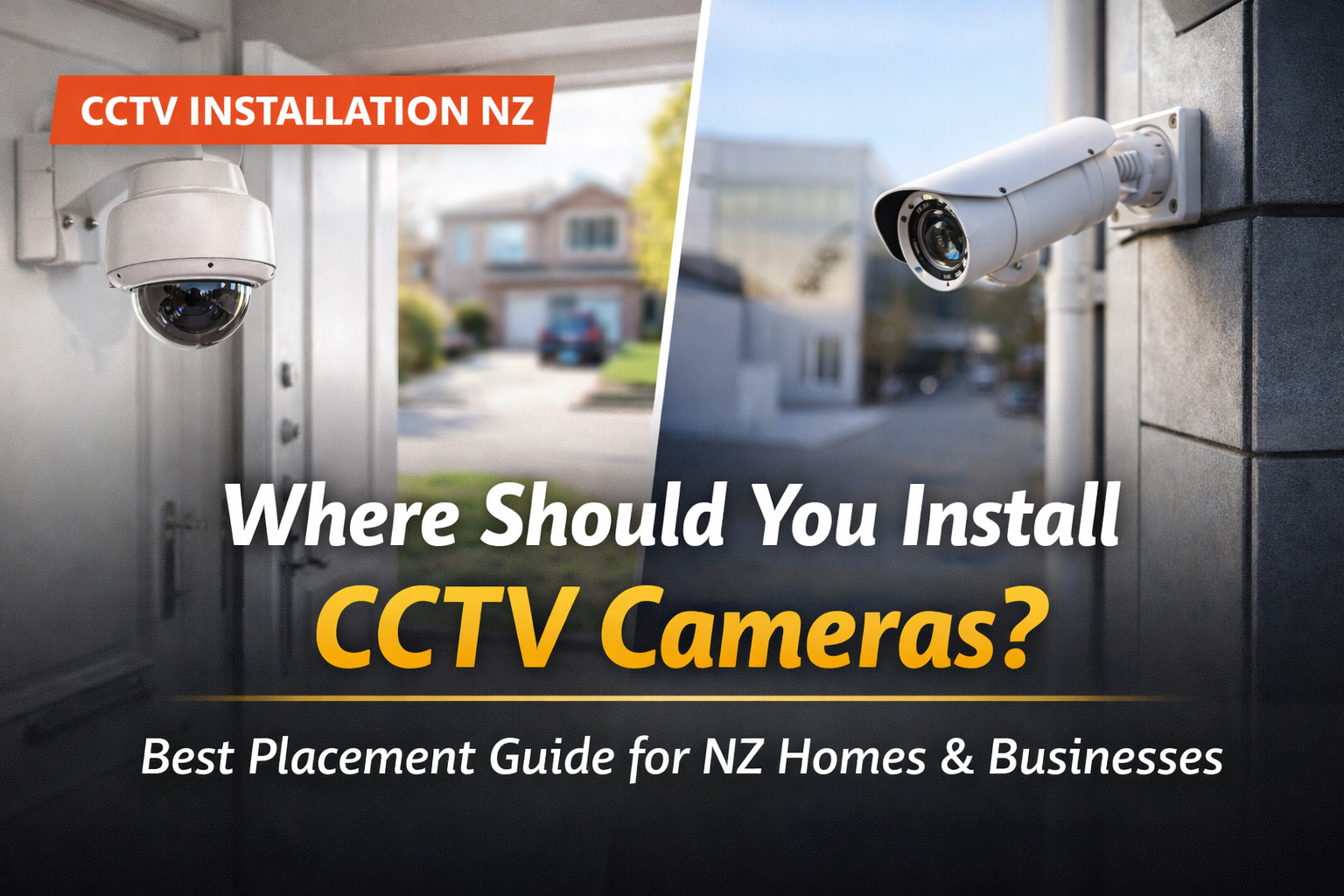 Where Should You Install CCTV Cameras? Best Placement Guide for NZ Homes & Businesses (2026)
