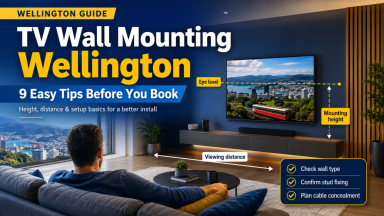 TV Wall Mounting Wellington: 9 Easy Tips Before You Book