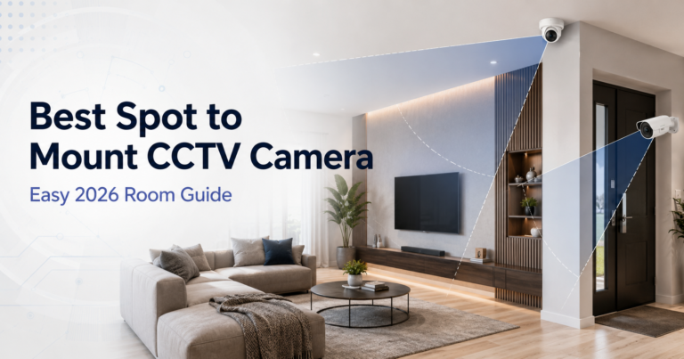 Best Spot to Mount CCTV Camera: Easy 2026 Room Guide